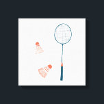 Toile Vintage badminton imprimé blanc : dessiné à la mai<br><div class="desc">Ajoutez votre propre texte, changez aussi la couleur arrière - plan. Sélectionnez la taille de l'impression à l'aide du menu déroulant ci-dessus, et vous pouvez cliquer sur le bouton "modifier la conception" pour customiser l'illustration pour qu'elle s'adapte à n'importe quelle taille de papier. Achetez une simple affiche ou une version...</div>