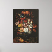 Toile Vintage Baroque, Floral Fleurs de Vase (Recto)