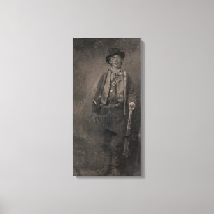 Toile Vintage Billy, l'ancien hors-la-loi du Kid West
