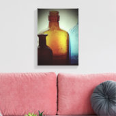 Toile Vintage Bottle Still Life (Insitu(Salon))