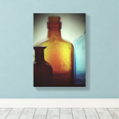 Toile Vintage Bottle Still Life (Insitu (Plancher de Bois))