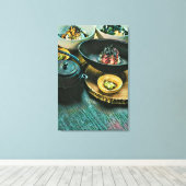 Toile Vintage cadeau sushi (Insitu (Plancher de Bois))