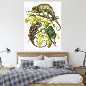 Toile Vintage Chameleon Lizard (Insitu(Chambre))