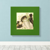 Toile Vintage Christmas Victorian (Insitu (Plancher de Bois))