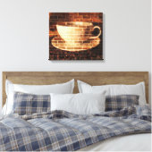Toile Vintage Coffee Wall Art (Insitu(Chambre))