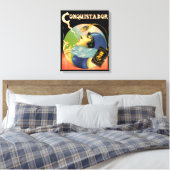 Toile Vintage Conquistador Cigarettes Tabac 1930 (Insitu(Chambre))