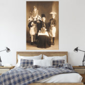 Toile Vintage Costume Partie Étitré Canvas Imprimer (Insitu(Chambre))