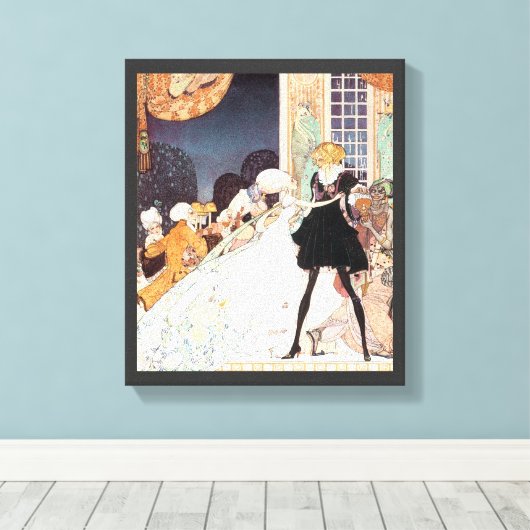 Toile Vintage Douze princesses dansantes par Kay Nielsen (Insitu (Plancher de Bois))