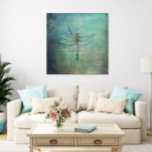 Toile Vintage Dragonfly Mélange Media Canvas Wall Art<br><div class="desc">Si vous aimez une touche vintage,  vous aimerez cette impression originale intitulée "Dreamkeeper". Doté d'un magnifique design de libellules avec des fleurs vintages et un arrière - plan de couleur turquoise.</div>