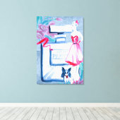 Toile Vintage Eau De Parfum Ladies Boudoir (Insitu (Plancher de Bois))