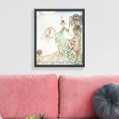 Toile Vintage Fairy Tale, Princesse Minette, Kay Nielsen (Insitu(Salon))