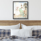 Toile Vintage Fairy Tale, Princesse Minette, Kay Nielsen (Insitu(Chambre))