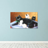 Toile Vintage famille de graisses Sophie Sperlich (Insitu (Plancher de Bois))