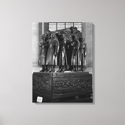 Toile Vintage France Paris Invalides tombe brune (Recto)