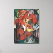 Toile Vintage Franz Marc Foxes (Recto)