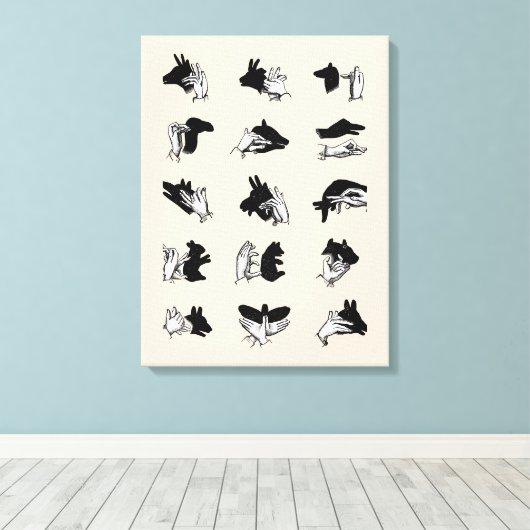 Toile Vintage Hand (Insitu (Plancher de Bois))