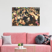 Toile Vintage Hollywood thème Fancy Party avec ballons (Insitu(Salon))