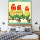 Toile Vintage Inséparable d'or (Insitu(Chambre))