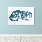 Toile Vintage Jaguar (Insitu (Plancher de Bois))