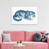 Toile Vintage Jaguar (Insitu(Salon))