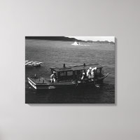 Vintage Japan Mie Mikimoto Island Pearl diver boat