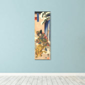 Toile Vintage Japonais Samurai guerrier (Insitu (Plancher de Bois))