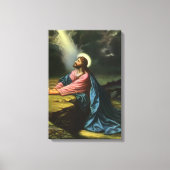 Toile Vintage Jésus Christ prier, Jardin de Gethsémani (Recto)