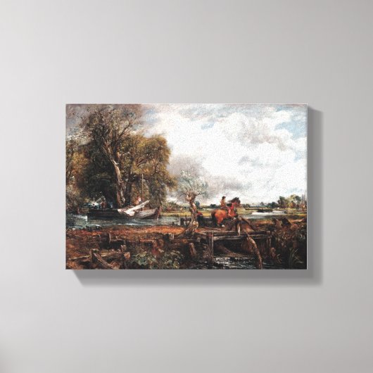 Toile Vintage John Constable Le Cheval De Saut (Recto)