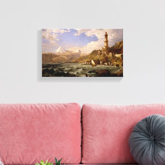 Toile Vintage La Côte de Gênes (Insitu(Salon))