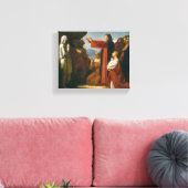 Toile Vintage L'ascension de Lazare (Insitu(Salon))