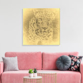 Toile Vintage Léopard (Insitu(Salon))