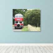 Toile Vintage Leyland Bus (Insitu (Plancher de Bois))