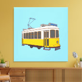 Toile Vintage Lisbon Tram Icon (Insitu(Salon))