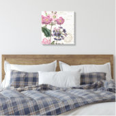 Toile vintage moderne lavande florale (Insitu(Chambre))
