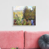 Toile Vintage Monet Coin du Jardin à Montgeron (Insitu(Salon))