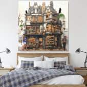 Toile Vintage Old Amsterdam Art (Insitu(Chambre))