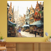 Toile Vintage Old Amsterdam Art (Insitu(Salon))