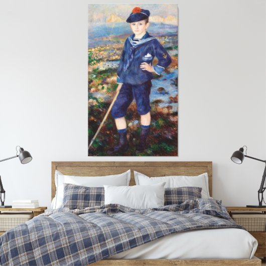 Toile Vintage Pierre Auguste Renoir Boy (Insitu(Chambre))