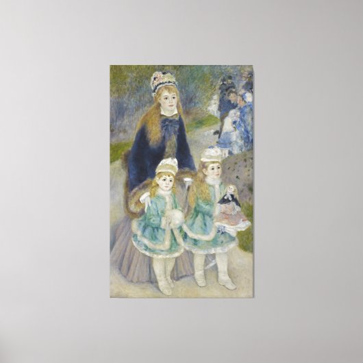 Toile Vintage Pierre Auguste Renoir La Promenade (Recto)