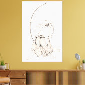 Toile Vintage Samurai Archer (Insitu(Salon))