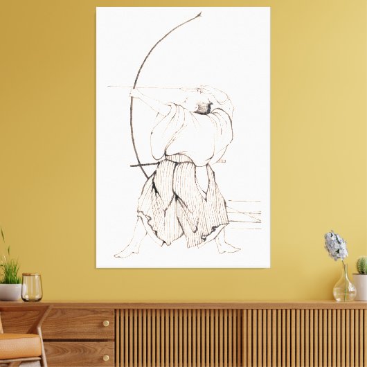 Toile Vintage Samurai Archer (Insitu(Salon))