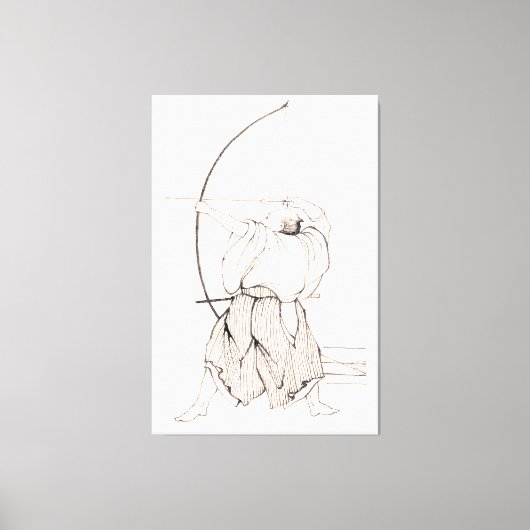 Toile Vintage Samurai Archer (Recto)