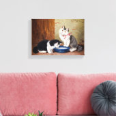 Toile Vintage Sophie Sperlich Kitten (Insitu(Salon))