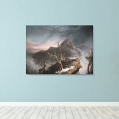 Toile Vintage Thomas Cole A Snow Squale (Insitu (Plancher de Bois))