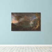 Toile Vintage Thomas Cole Une Scène Sauvage (Insitu (Plancher de Bois))