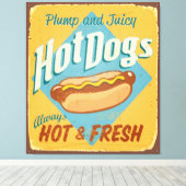 Toile Vintage tin sign (Insitu (Plancher de Bois))