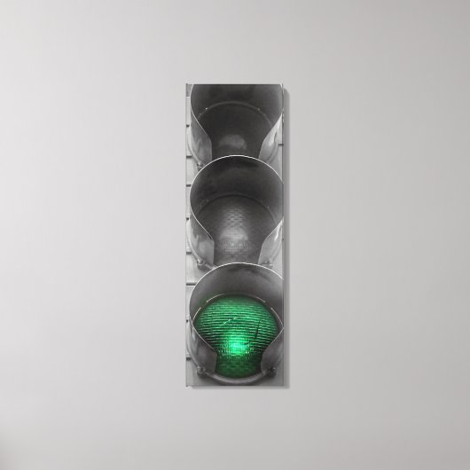 Toile Vintage Traffic Light Canvas Art (Recto)
