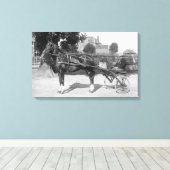 Toile Vintage trotter et sulfureux (Insitu (Plancher de Bois))