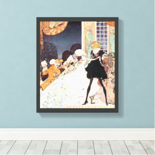 Toile Vintage Twelve Dancing Princesses par Kay Nielsen