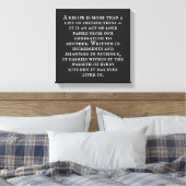 Toile Vintage Typography Rustic Kitchen Quote (Insitu(Chambre))